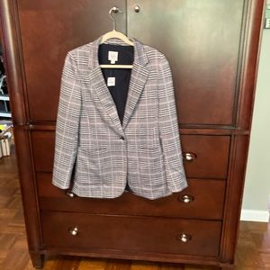 NWT Gap knit plaid blazer